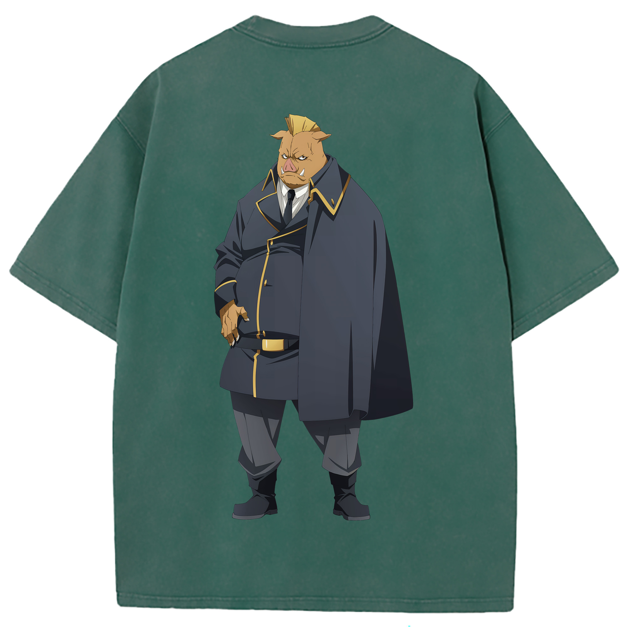 （画像用） 転スラ Regarding Reincarnated to Slime 綿100% ヴィンテージ風 半袖Tシャツ（背面プリント）